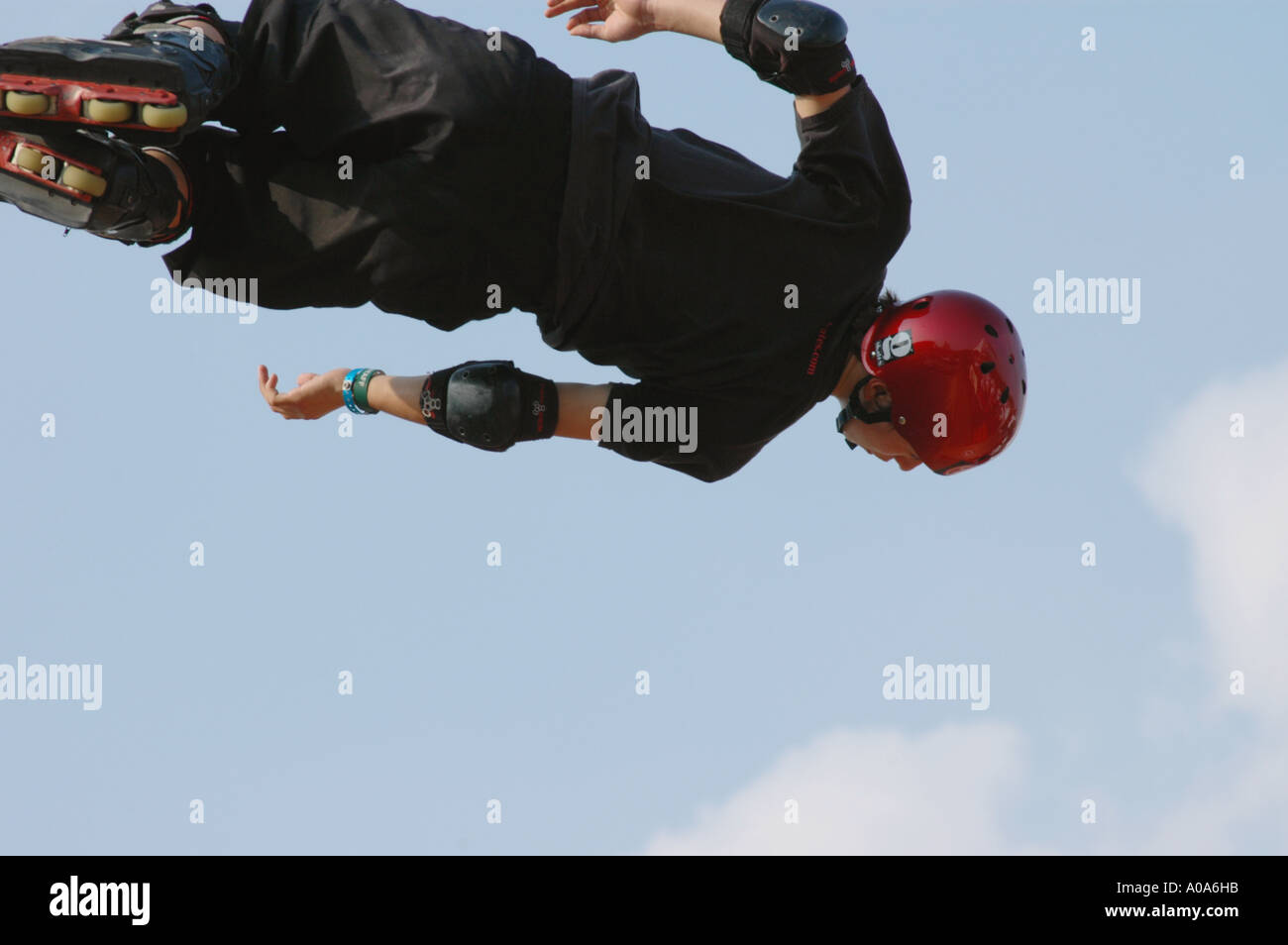 Aggressive Inline skater Yasutoko Thailand X Games Cup 2005 Stock Photo