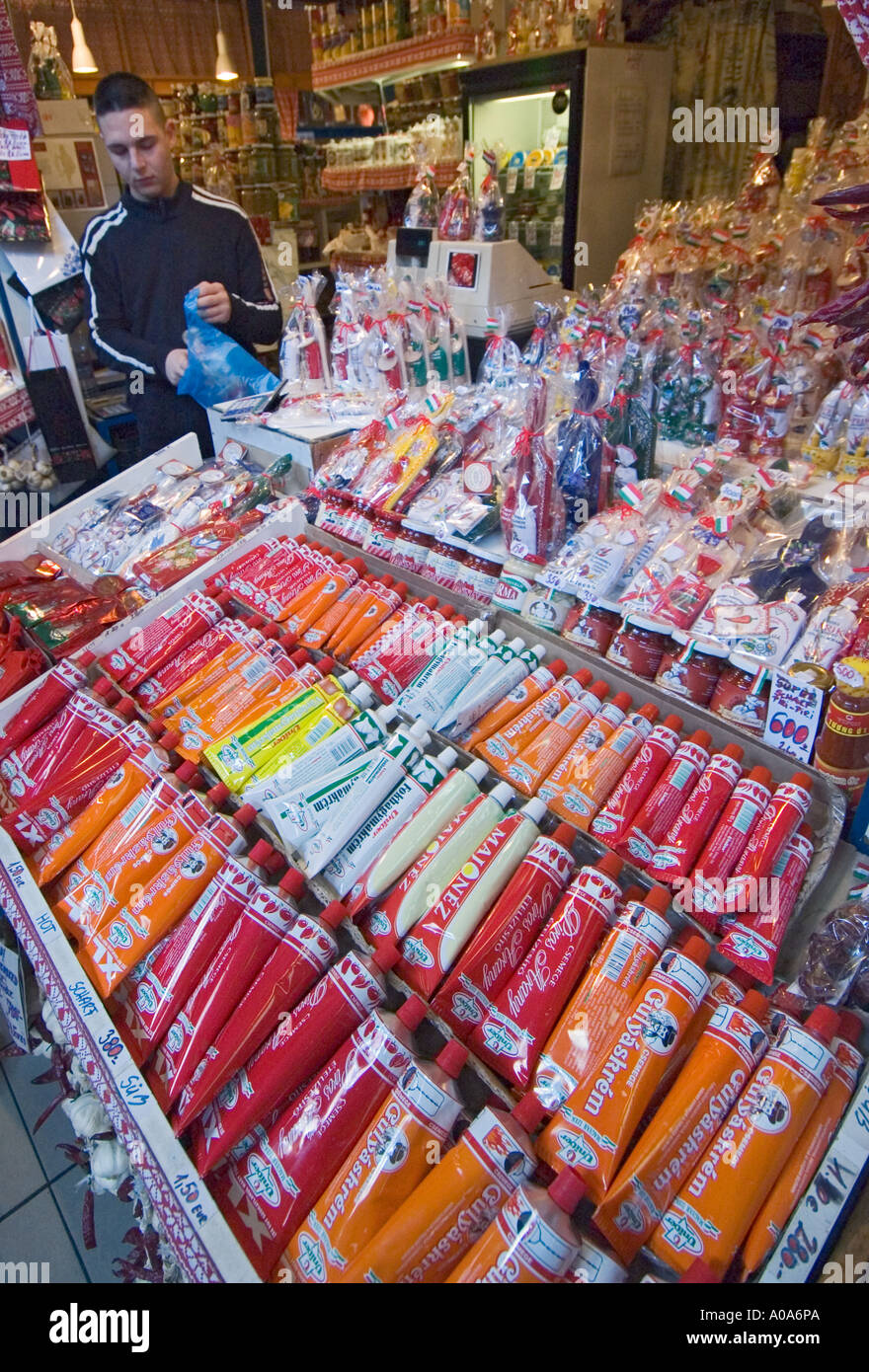 Hungary Budapest Pest Central Market Hall Kozponti Vasarcsarnok tubes