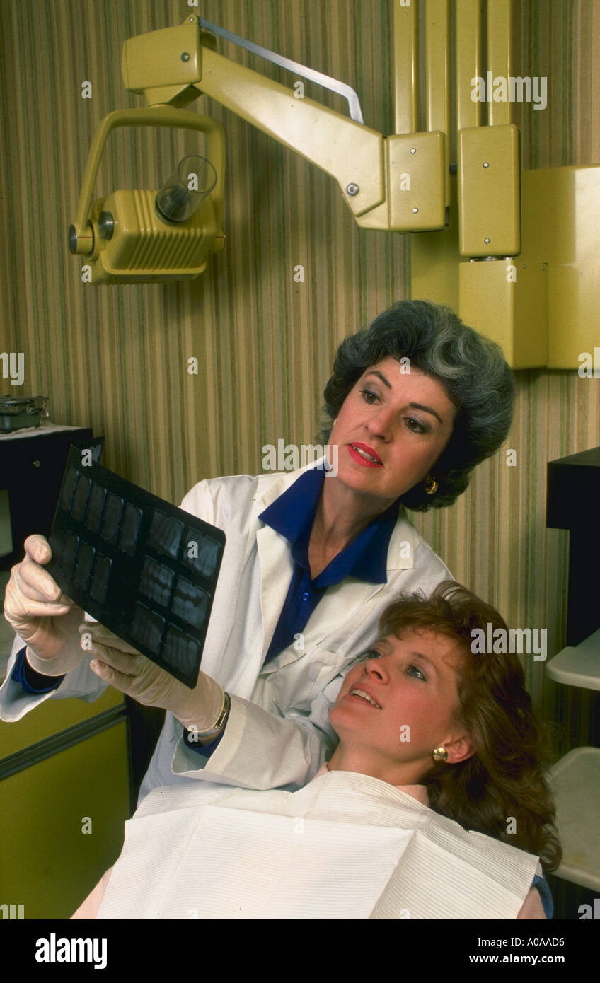 Dentist Discusses X Rays With Patient Also Have Male In The Same