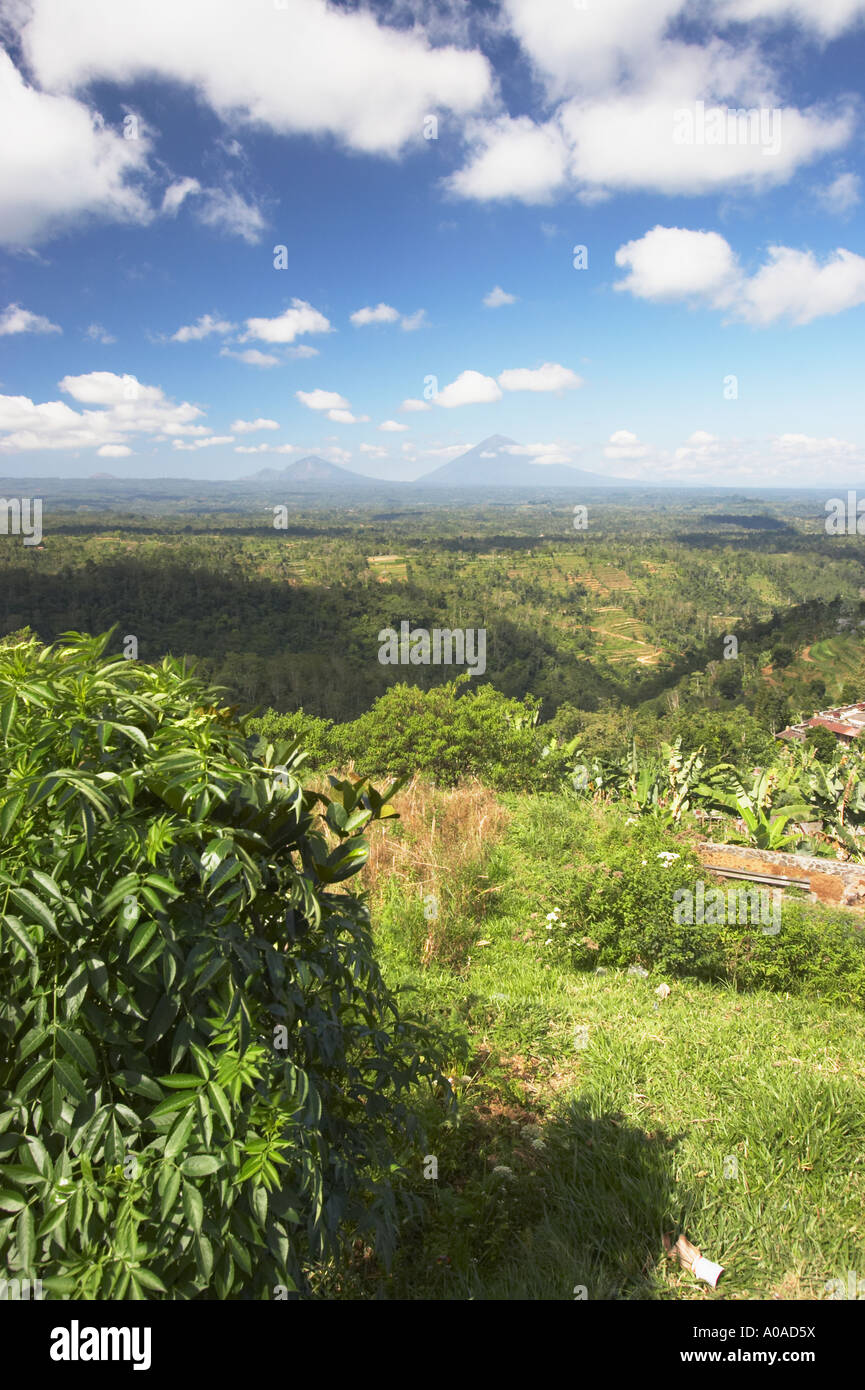 Eastern Bali With Gunung Agung And Gunung Batur In