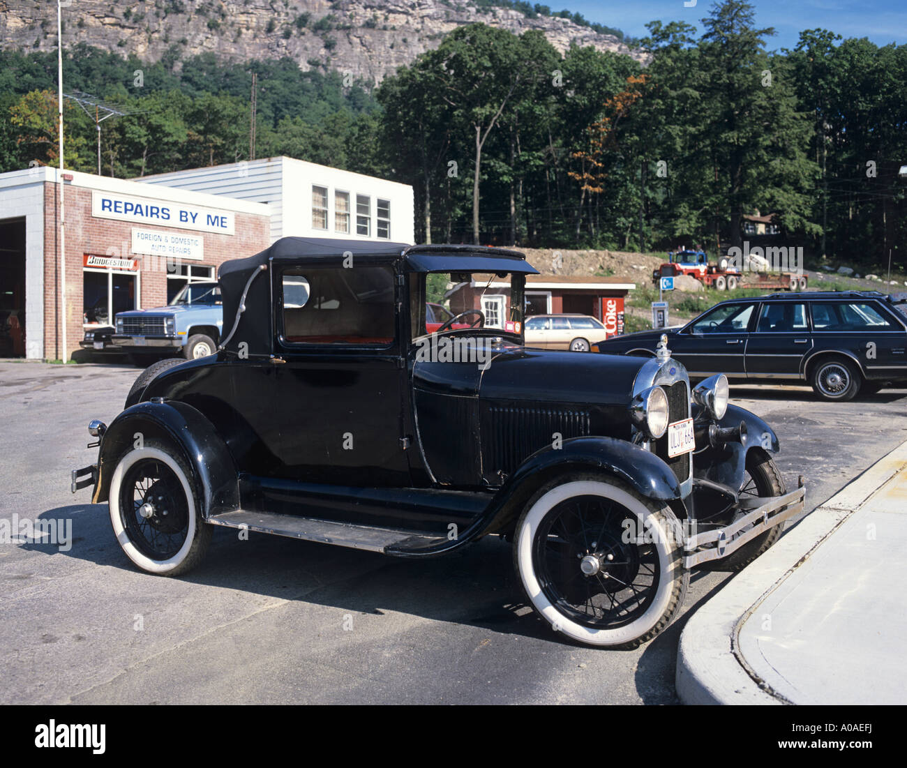 USA Historical Car Ford Stock Photo