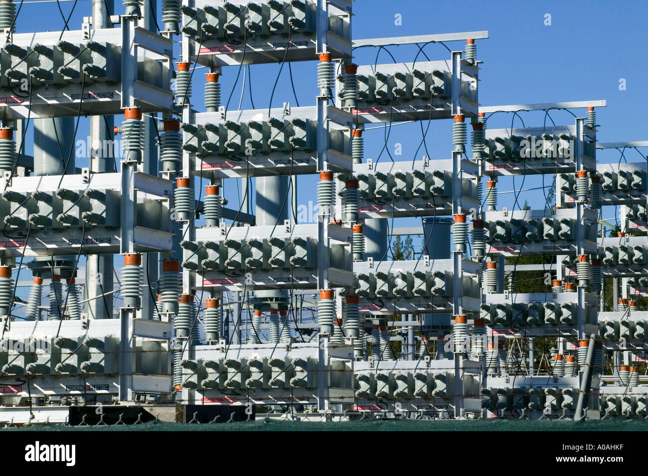 Electrical power station Santa Rosa California Stock Photo Alamy