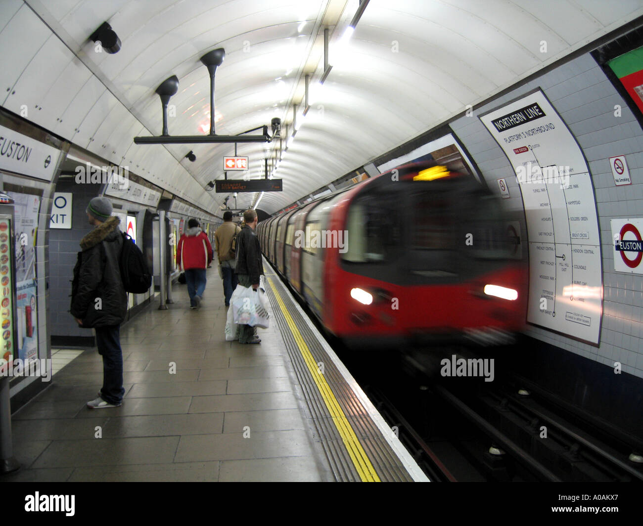 Euston Northern Line Underground Station London Stock Photo Alamy