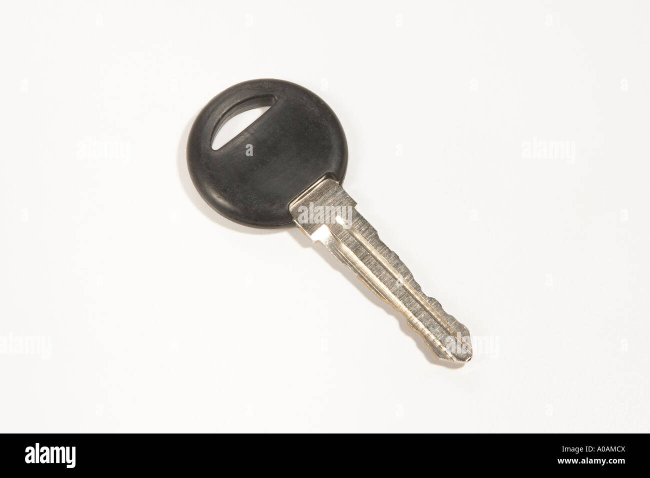 Car key on white background Stock Photo