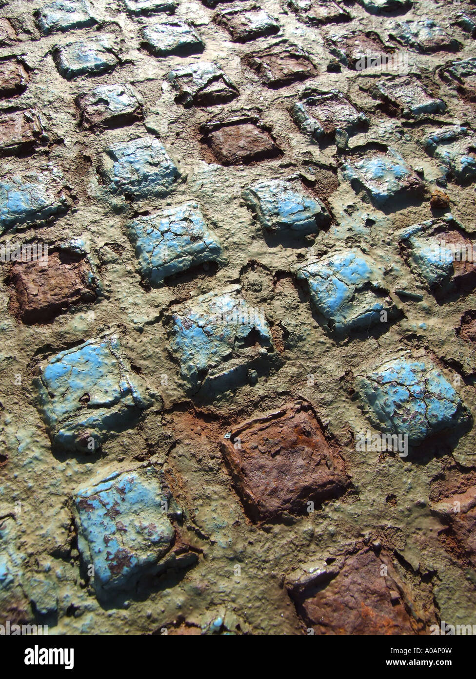 rusty man hole cover on road Stock Photo - Alamy