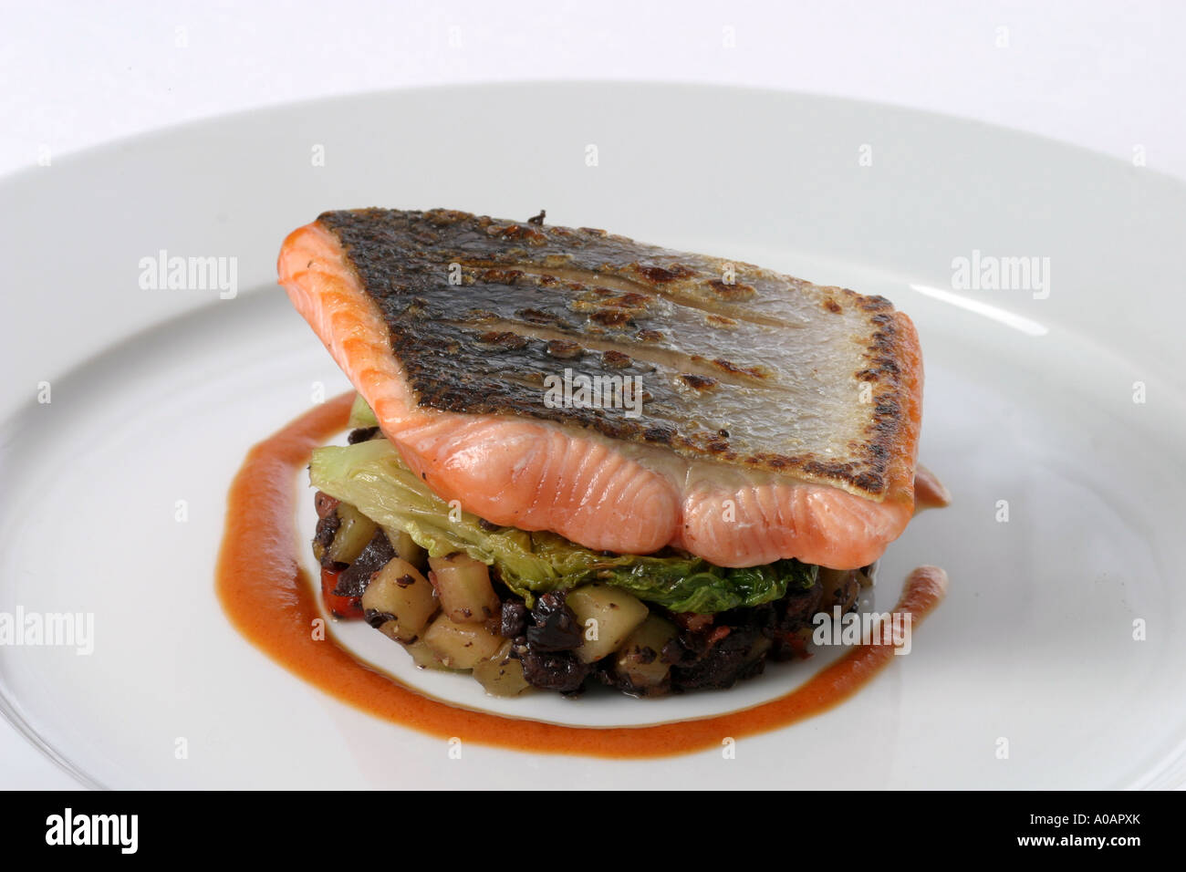 Food fish salmon Stock Photo - Alamy