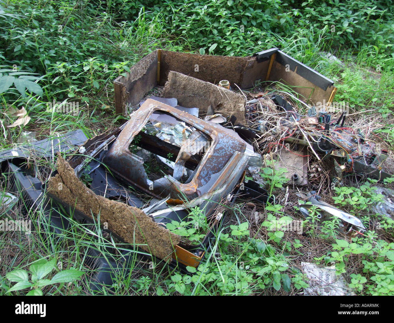 Trashed tv hires stock photography and images Alamy