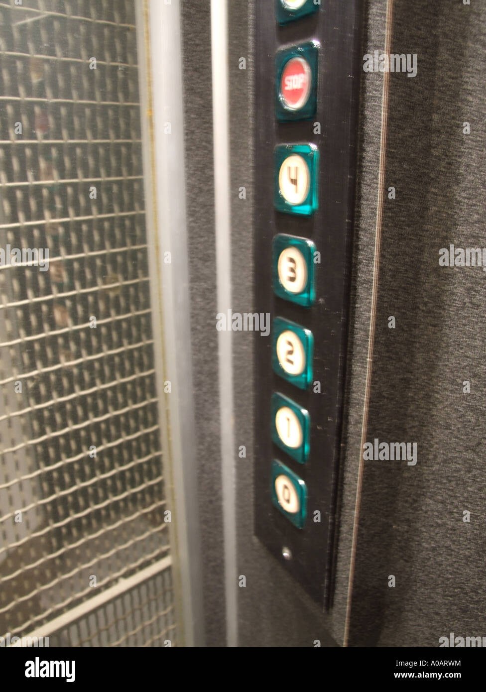 inside moving lift elevator Stock Photo Alamy