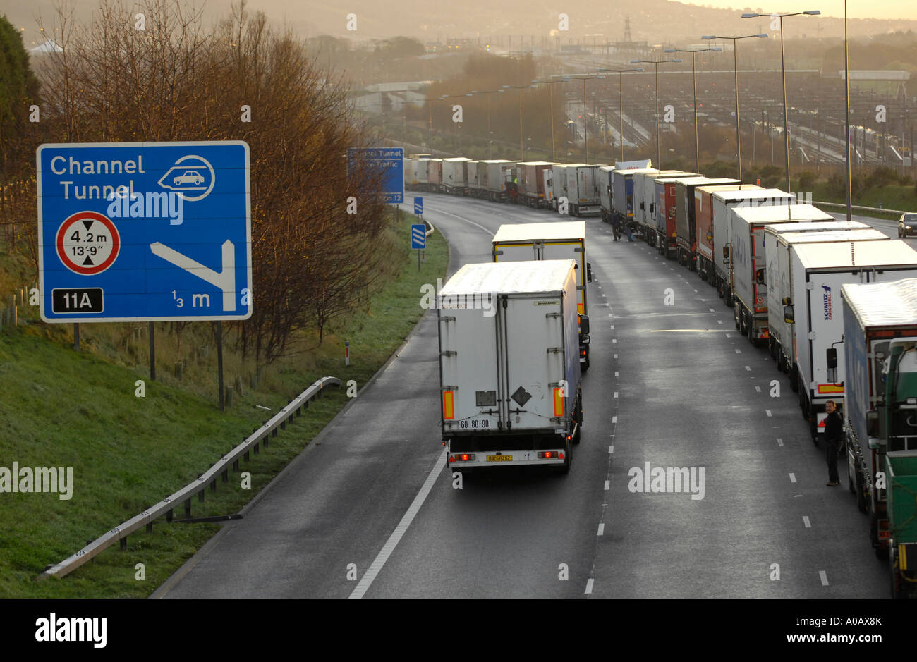 Lorry Stack Motorway High Resolution Stock Photography and Images - Alamy