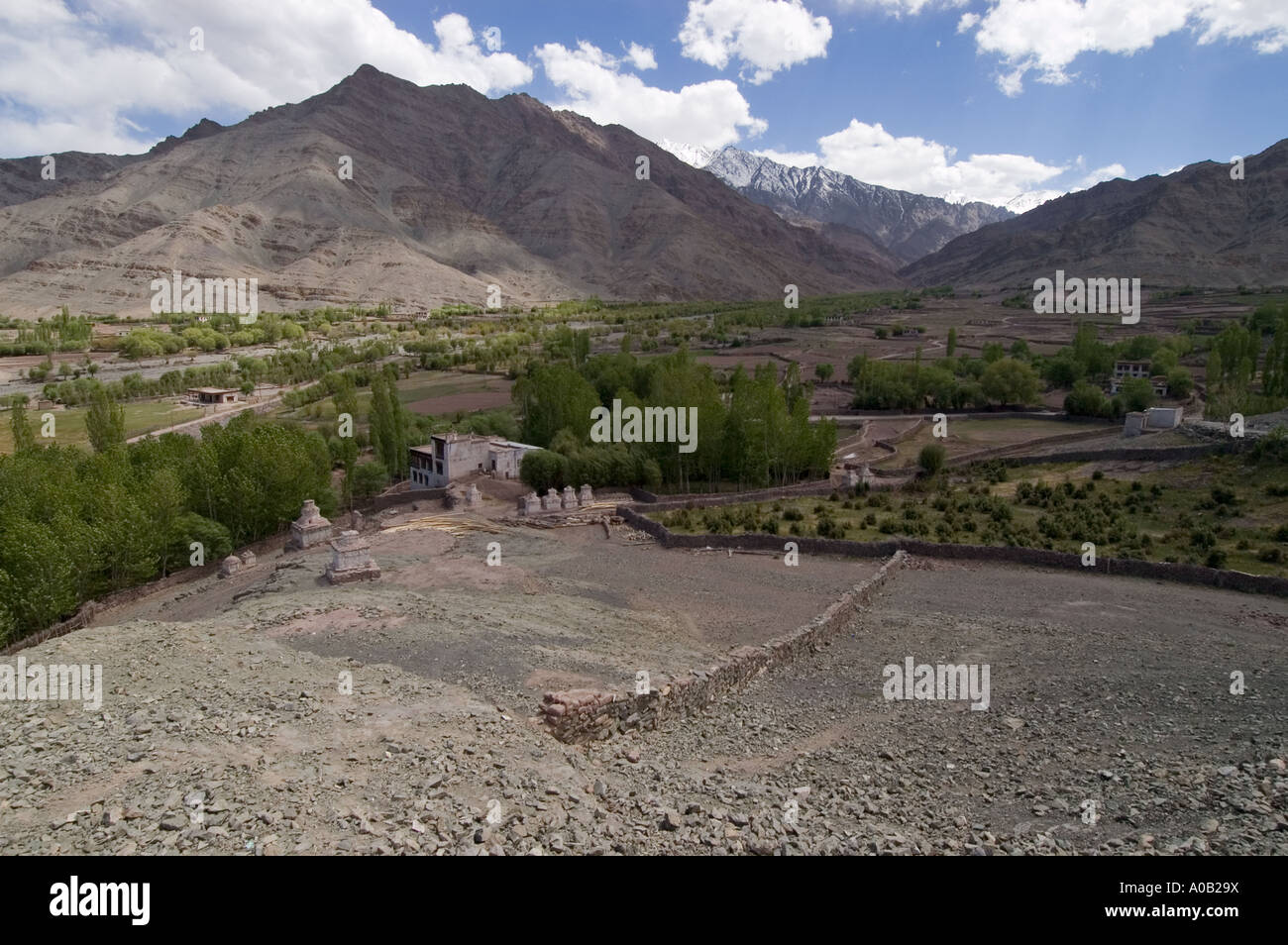 Pakistan Matho view over Matho valley Ladakh Jammu and Kashmir India Stock Photo - Alamy