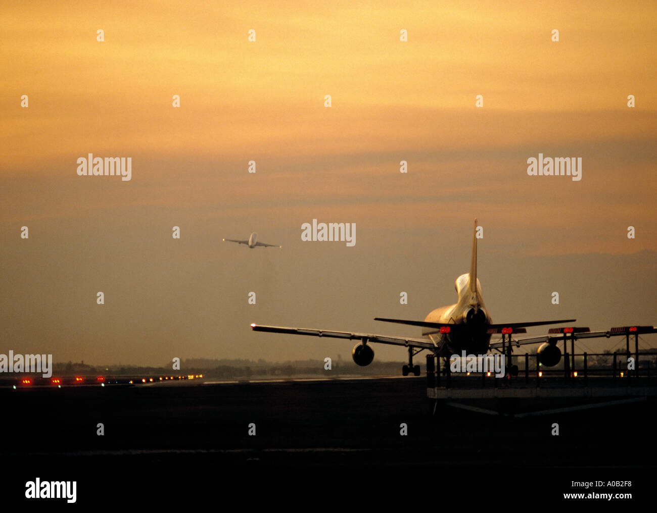 Airport Scene Airplane waiting to take off Miami Intl Airport Miami ...