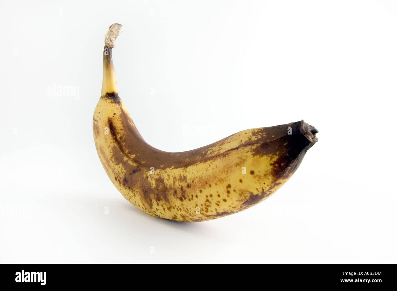 banana skin; banana; tropical fruit; pair of bananas; couple; white background; cut out; curve; bent; curl; crescent; yellow; Stock Photo