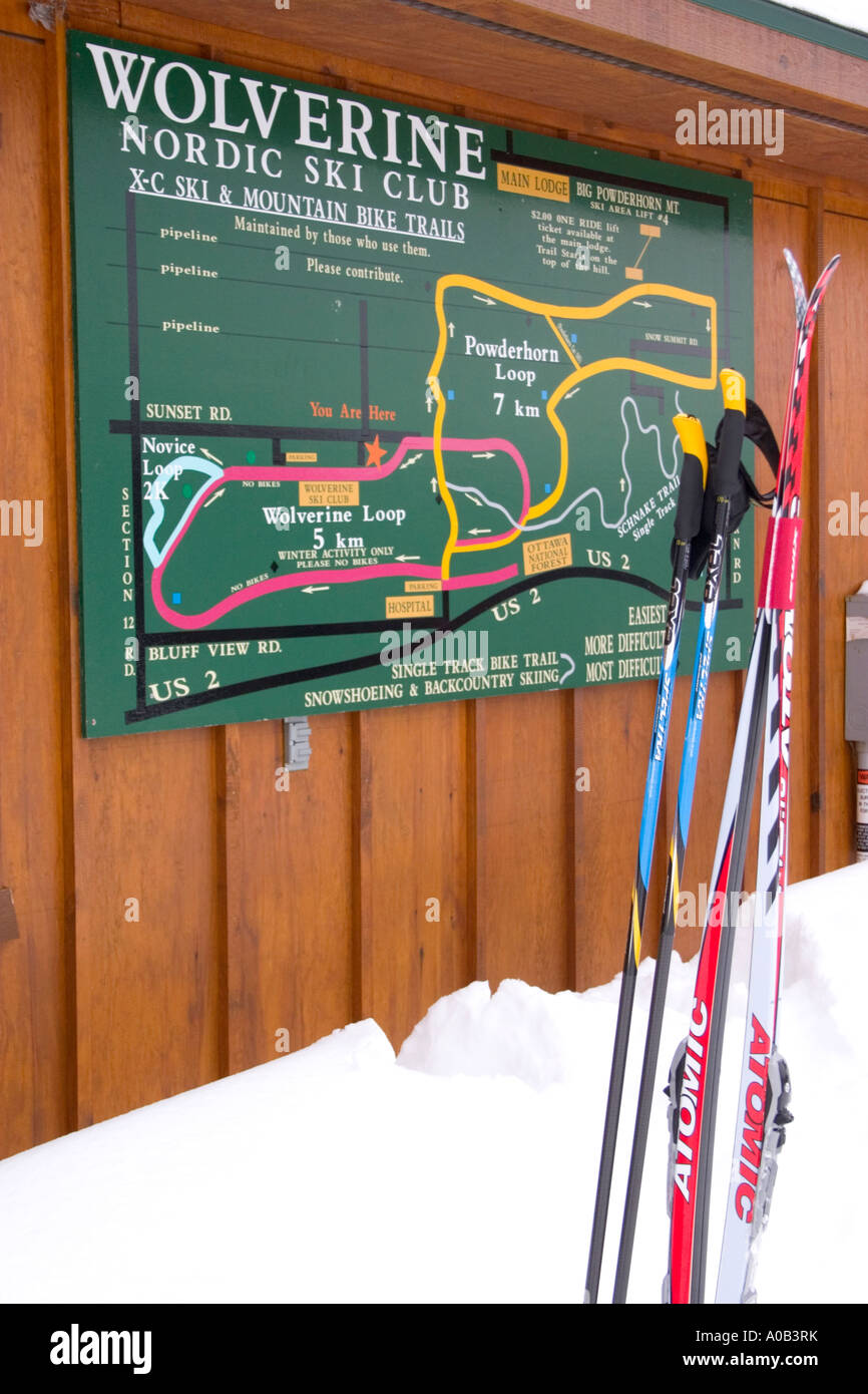 Wolverine michigan map hires stock photography and images Alamy