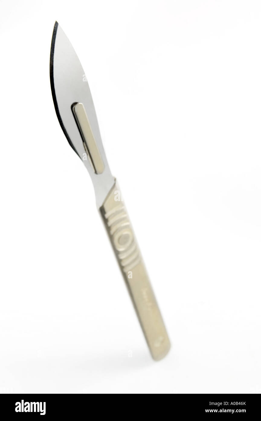 scalpel; scalpel blade; scalpel cut; scalpel handle; silver scalpel