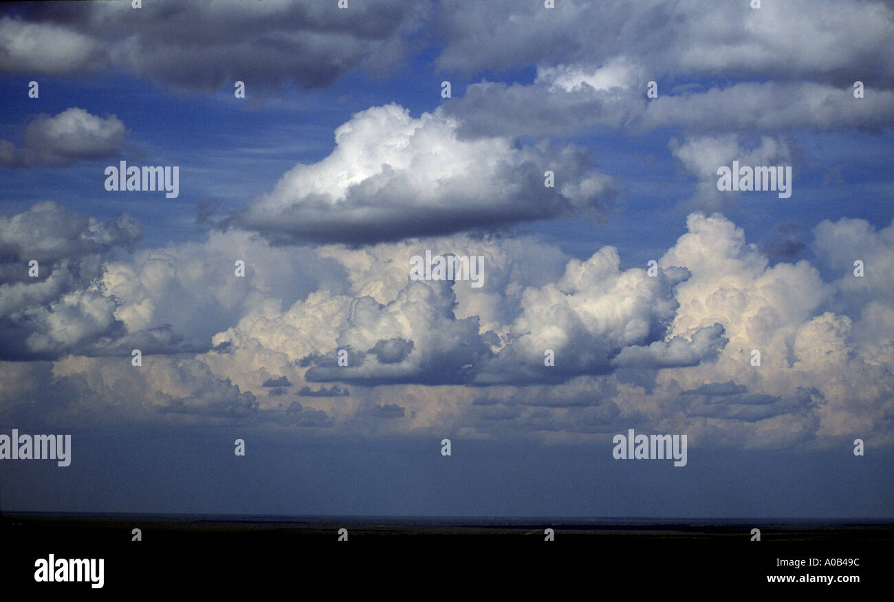 cumulus clouds Stock Photo