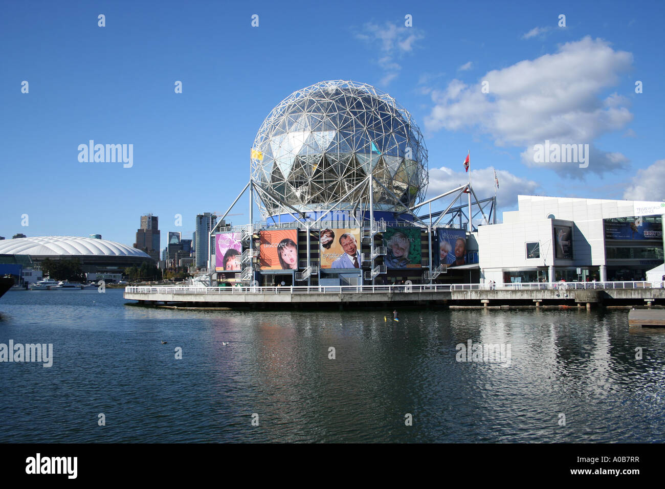 modern architecture Science World Vancouver October 2006 Stock Photo