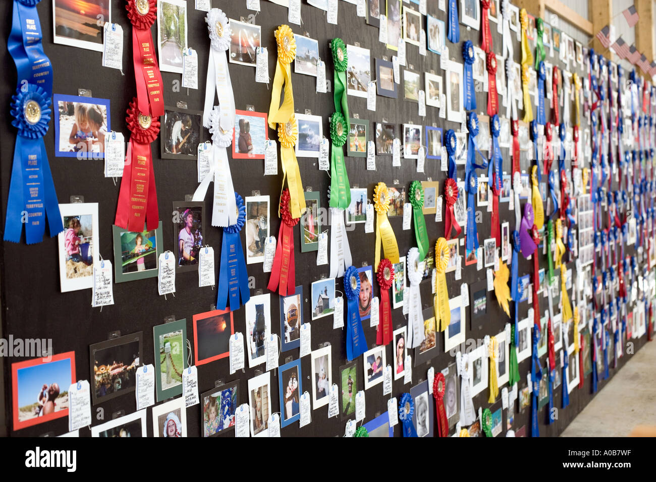 Photography contest display at county fair Stock Photo Alamy
