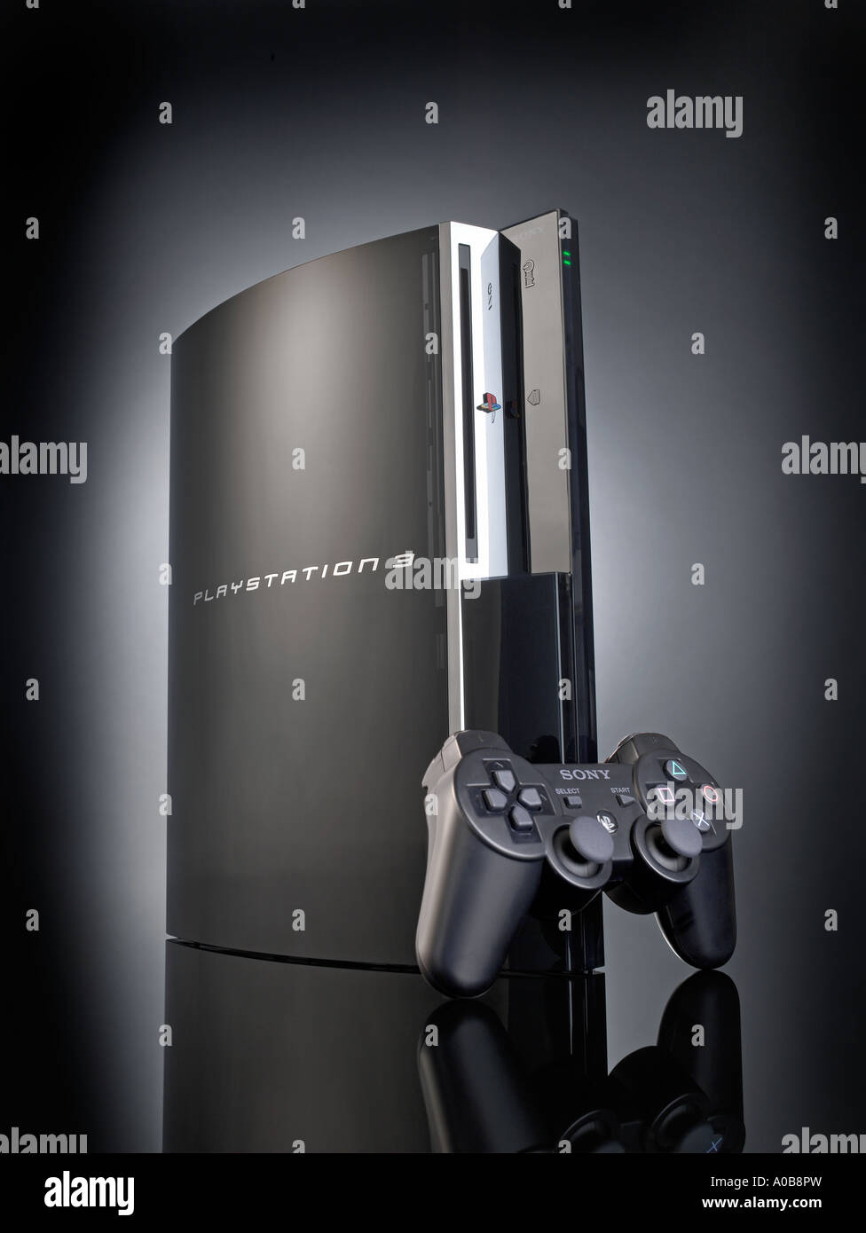 Sony Playstation 3 vertical Stock Photo
