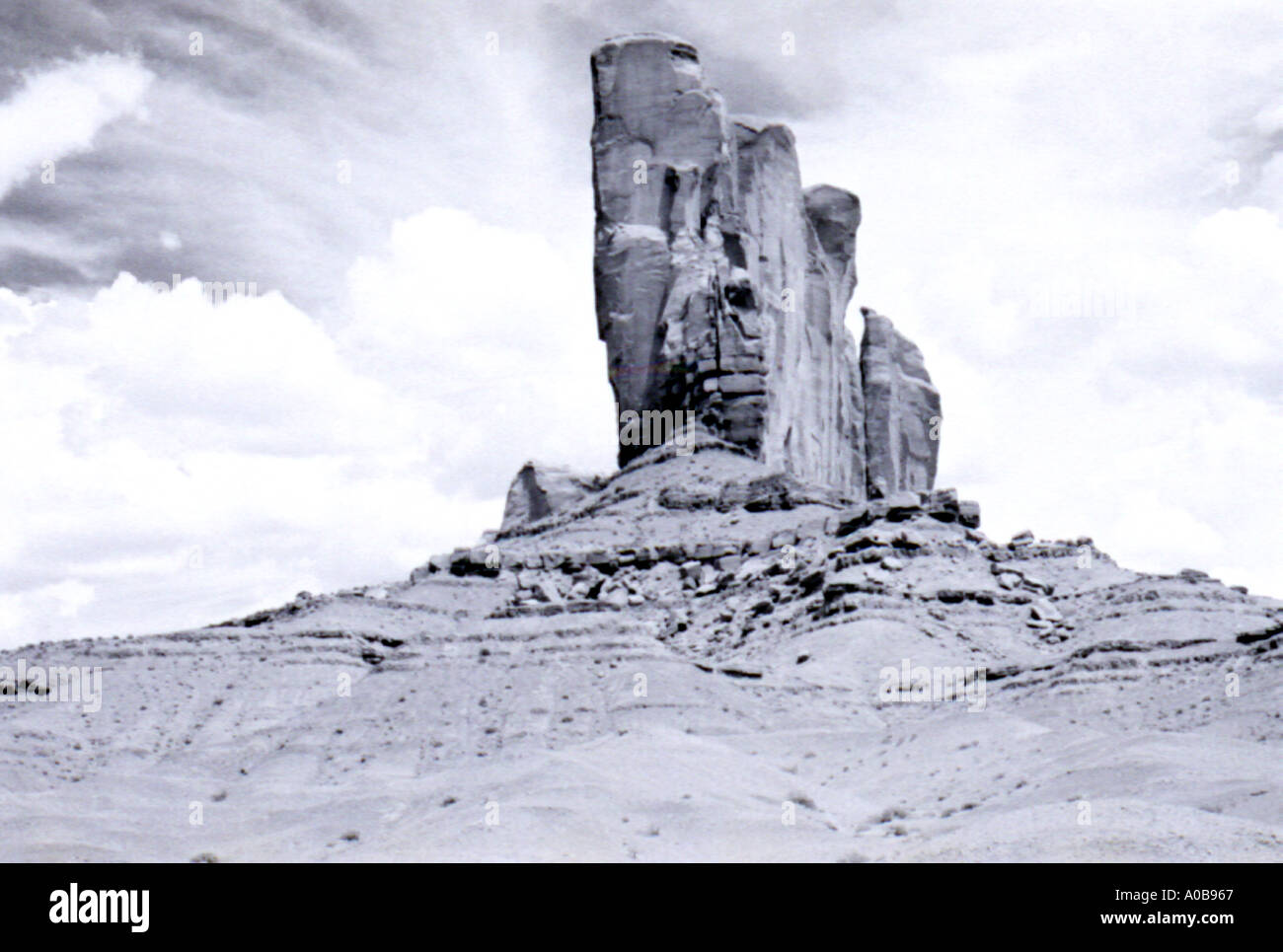 Landscape in Monument Valley Arizona Stock Photo