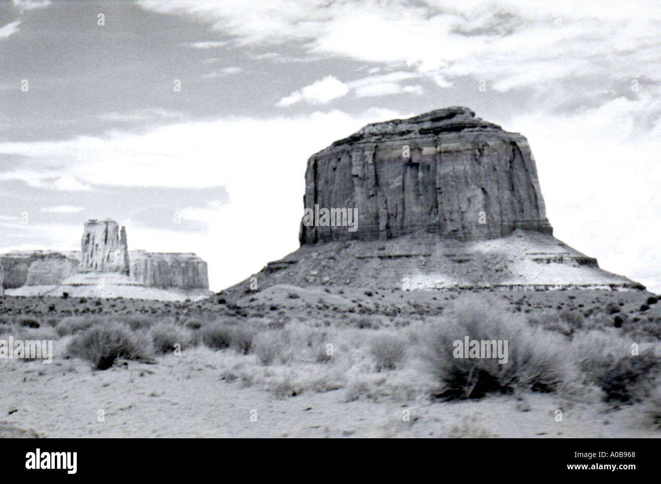 Landscape in Monument Valley Arizona USA Stock Photo