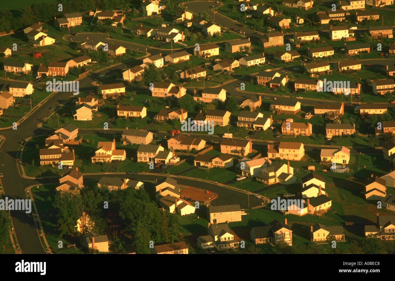 Housing project in Manassas Virginia Stock Photo Alamy