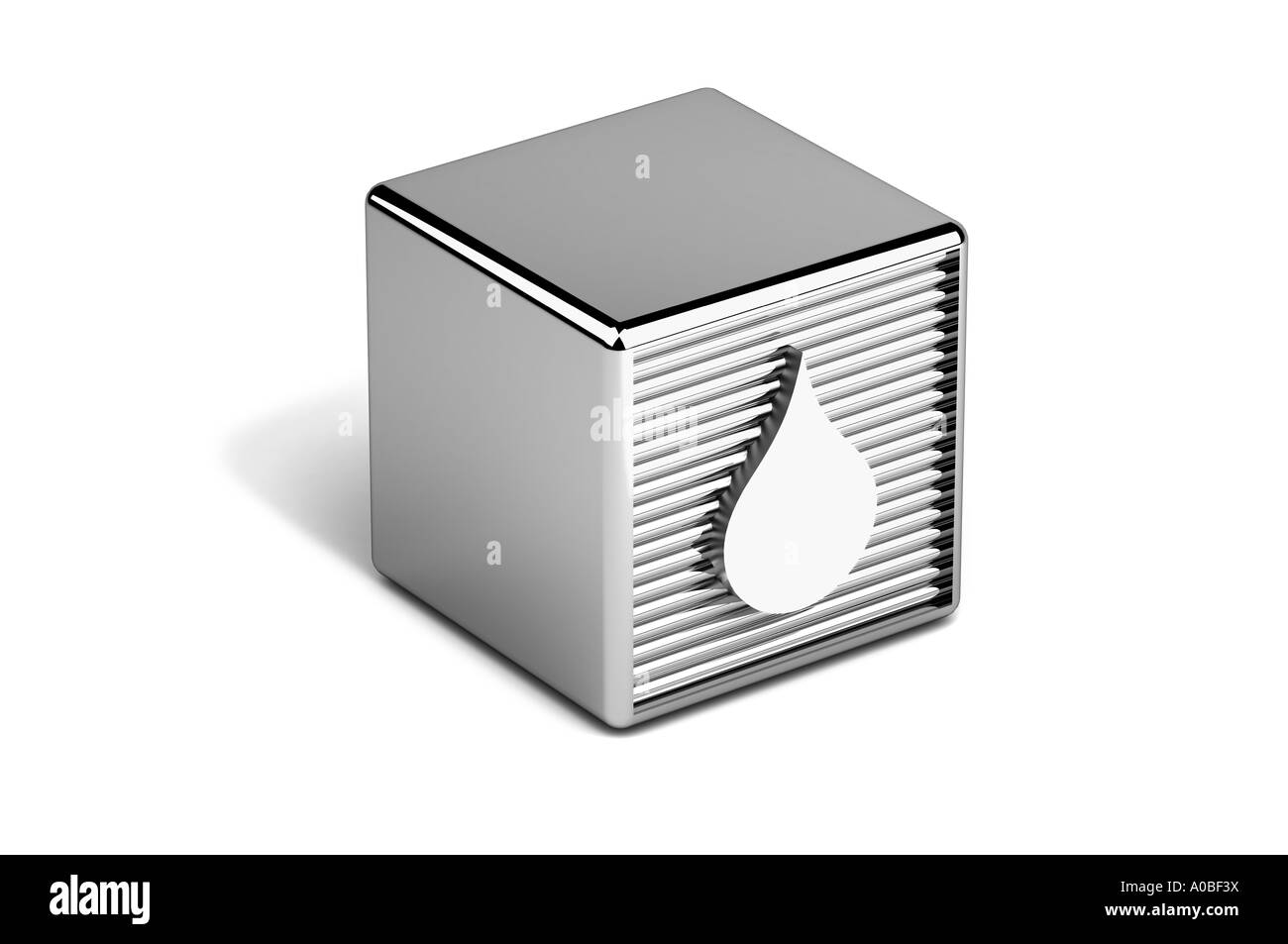 Water droplet icon on toy block Stock Photo - Alamy