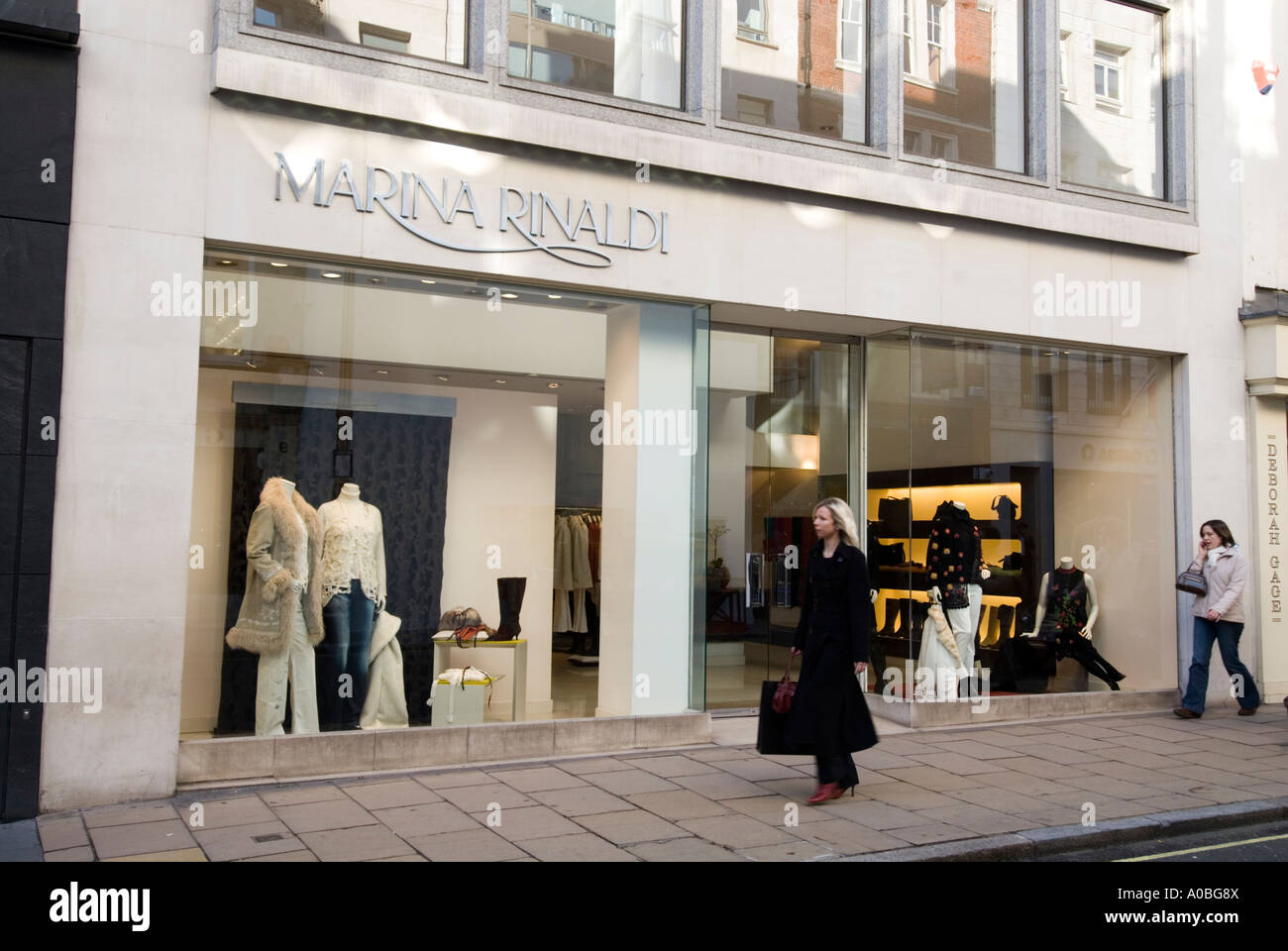Marina Rinaldi fashion shop in Bond Street London England UK Stock Photo -  Alamy