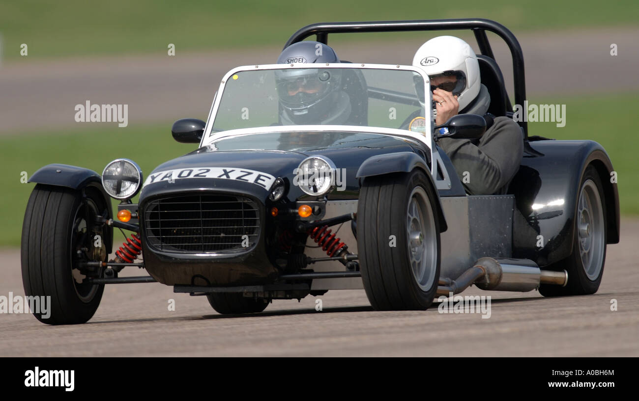 kit car racing on a circuit in the uk Stock Photo Alamy