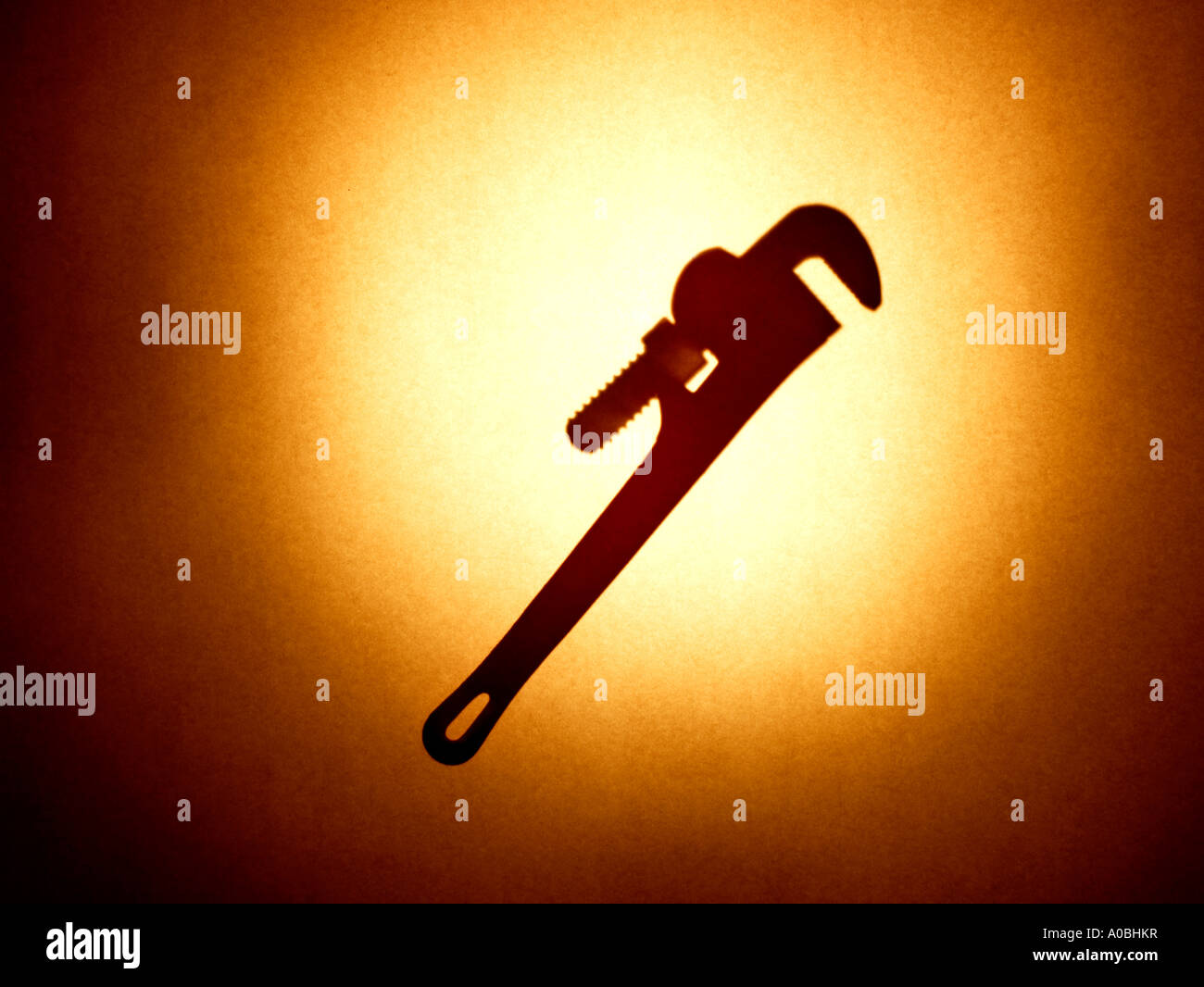 Pipe Wrench Stock Photo Alamy