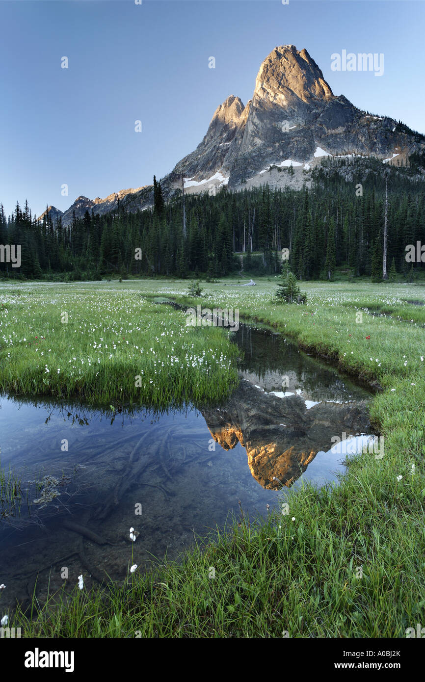 Pond Below Liberty Bell Mountain Washington Pass Hwy 20 Wenatchee pond-below-liberty-bell-mountain-washington-pass-hwy-20-wenatchee