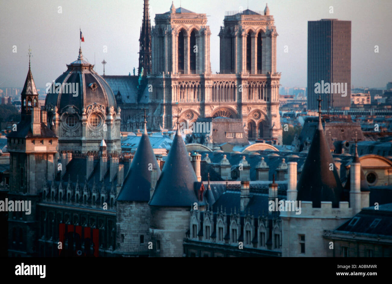 Ile de la Cite Notre Dame Paris Frankreich Stock Photo