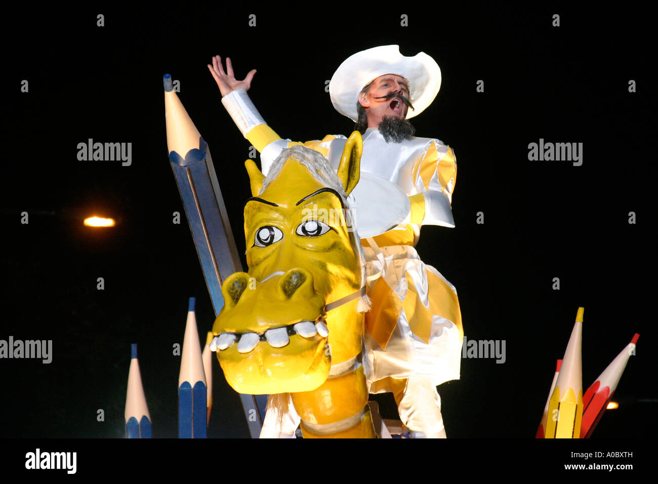 Don Quijote - Representation in Barcelona, Catalonia, Spain, Europe, EU Stock Photo