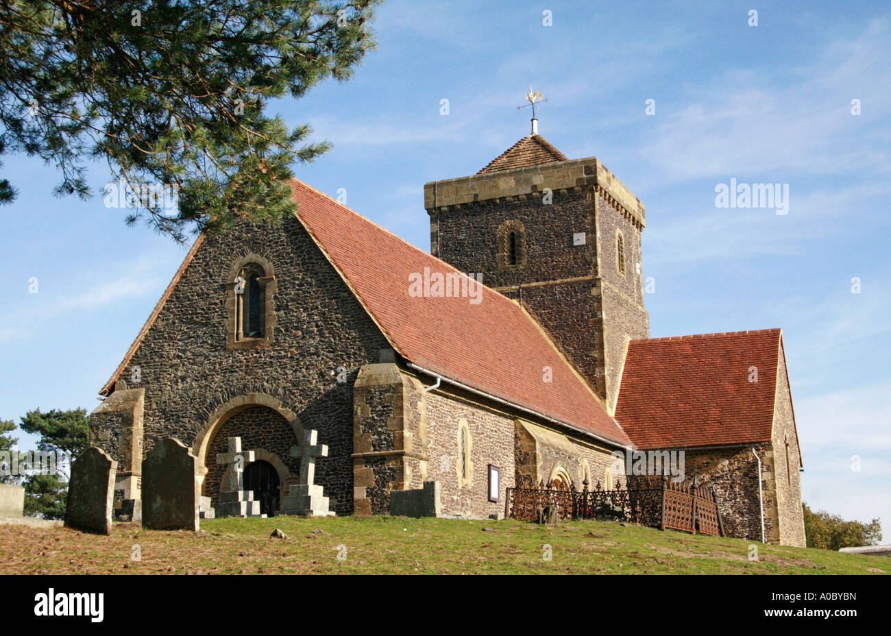 St Marthas on the Hill Church Chilworth Guildford Surrey England UK