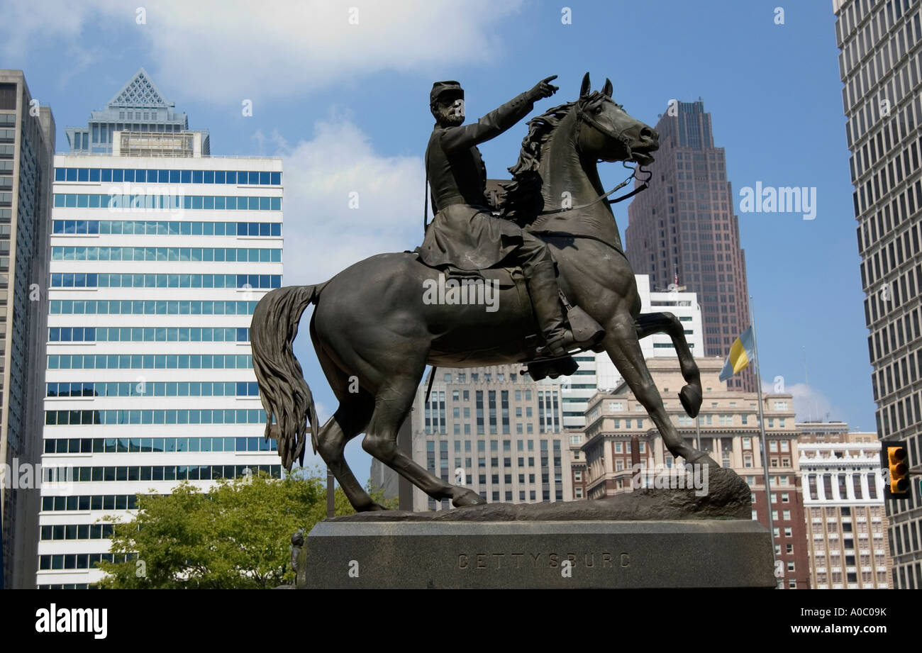Sculpture of General John Fulton Reynolds Philadelphia Pennsylvania USA Stock Photo Alamy
