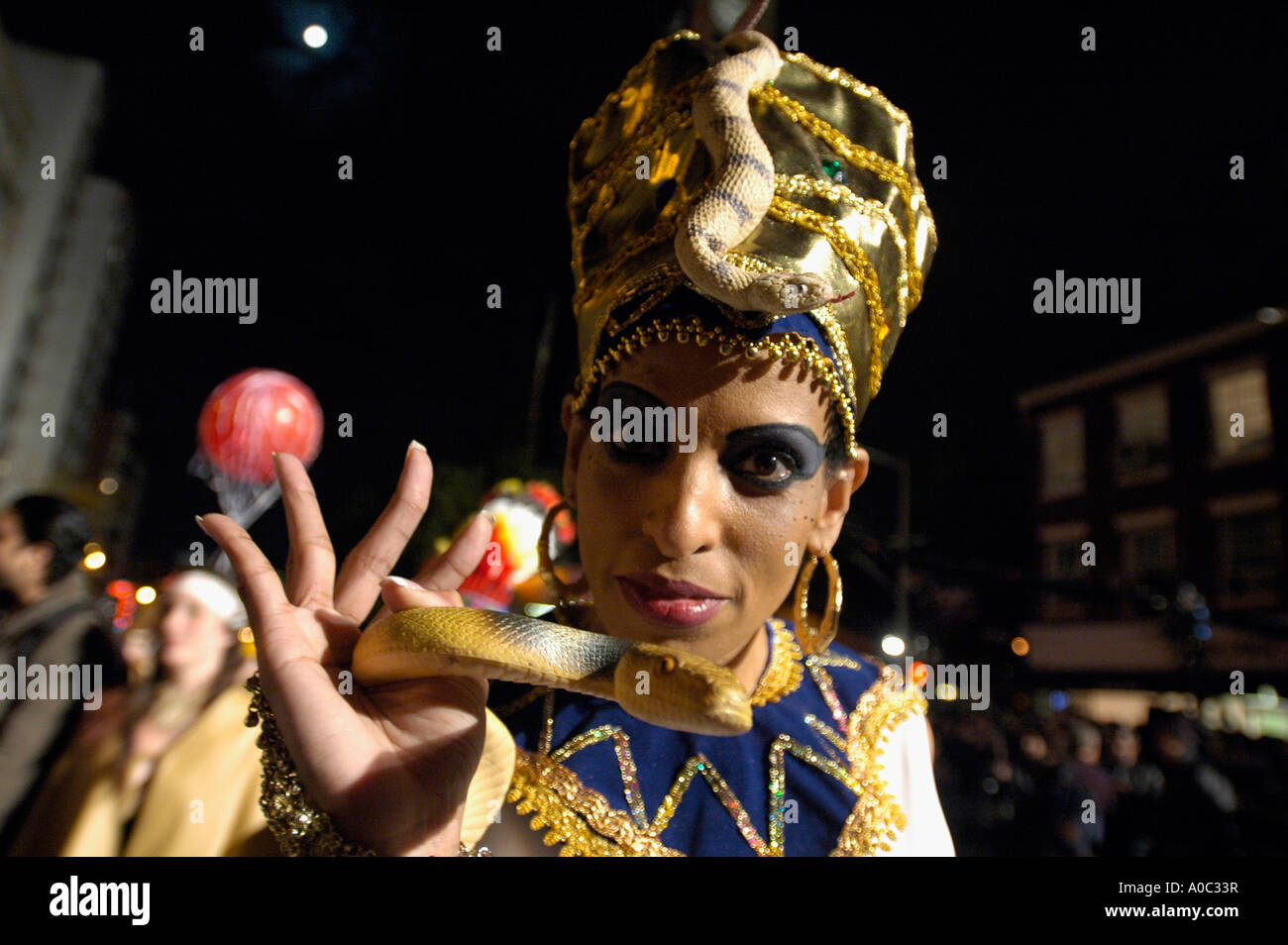 Greenwich Village Halloween Parade Stock Photo Alamy