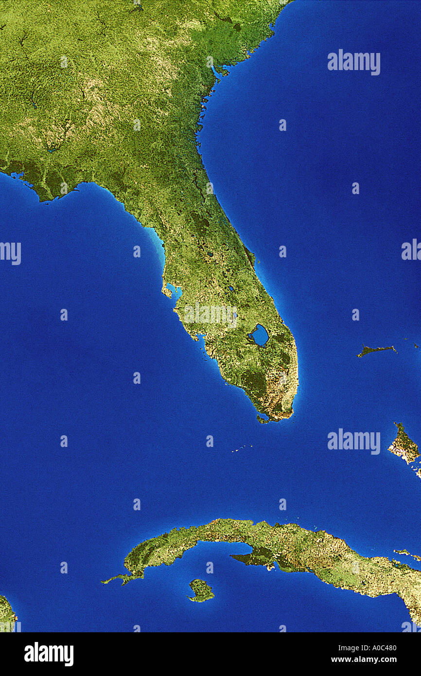 Florida and cuba from space hi-res stock photography and images - Alamy