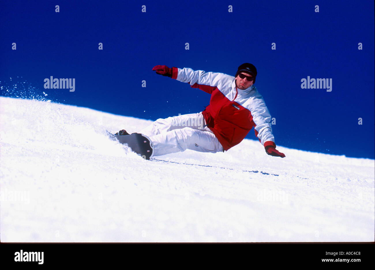 Snowboard Stock Photo