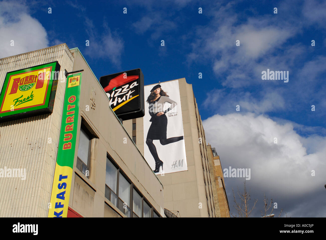 Stock image of Bloor Avenue in Toronto Stock Photo