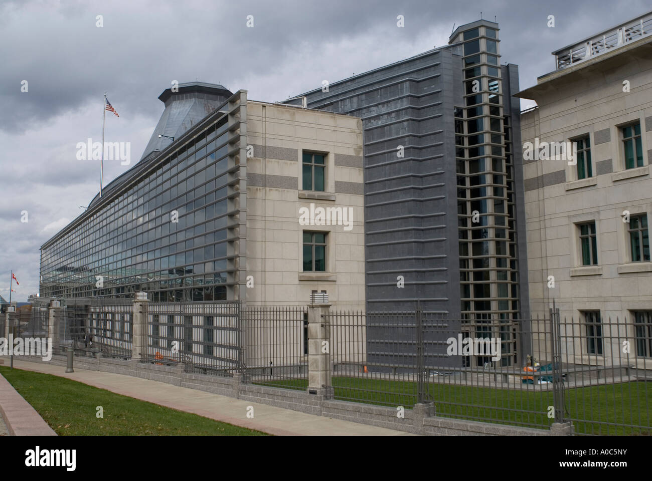 Stock image of United States Embassy in Ottawa Ontario Canada Stock Photo