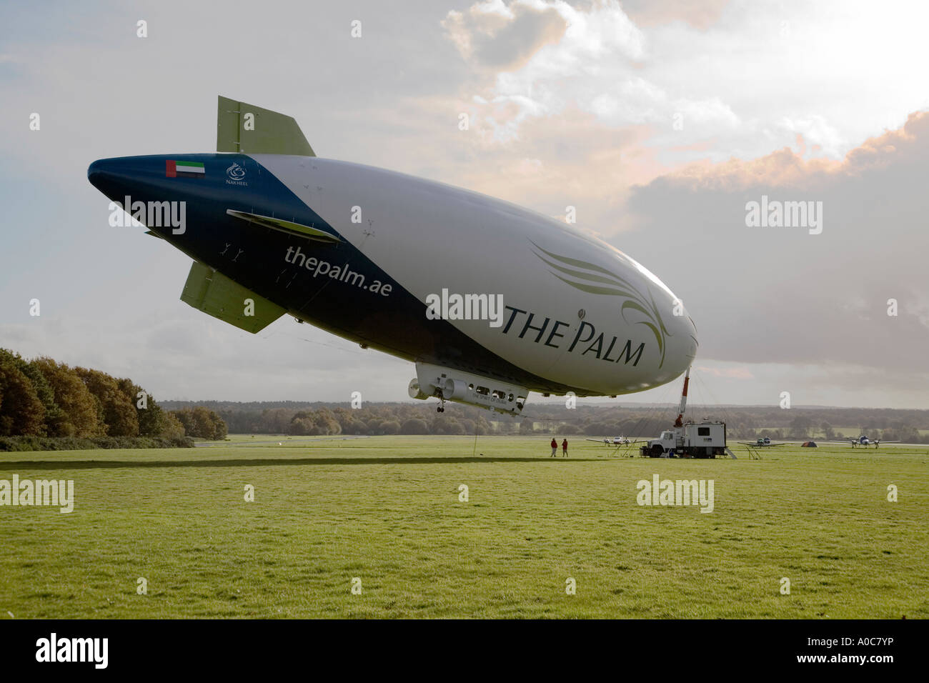 Spirit of Dubai Airship 2006 Skyship 600 Stock Photo