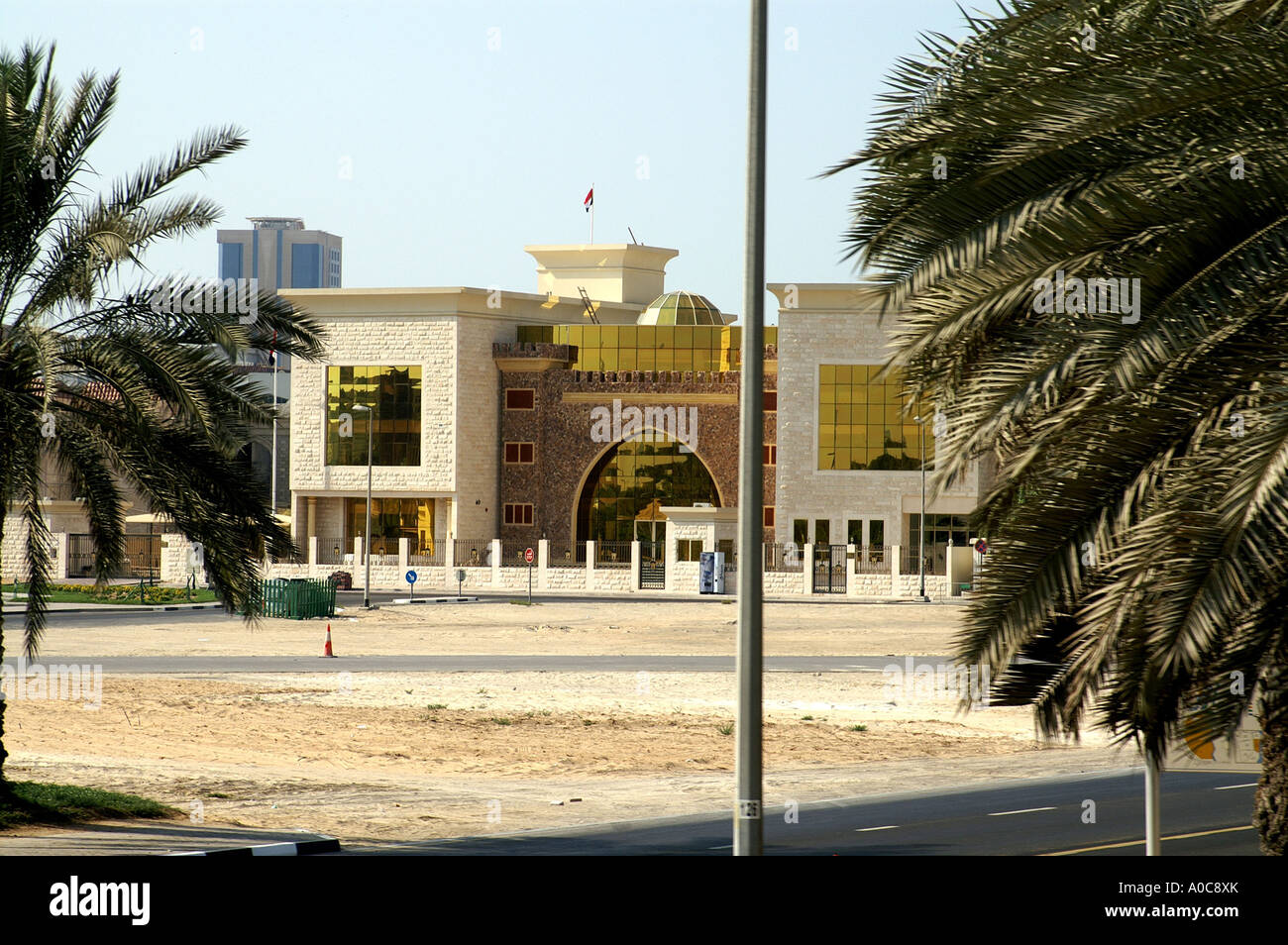 Dubai courts skyline UAE United Arab Emirates Stock Photo Alamy