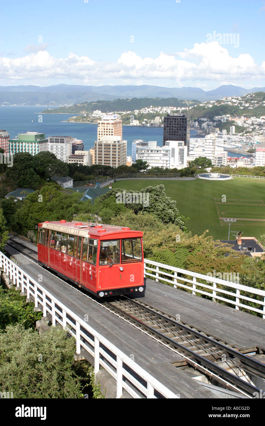 The Wellington Cable Car New Zealand Stock Photo Alamy