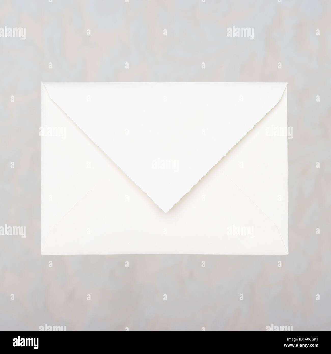 Still life of white envelope Stock Photo