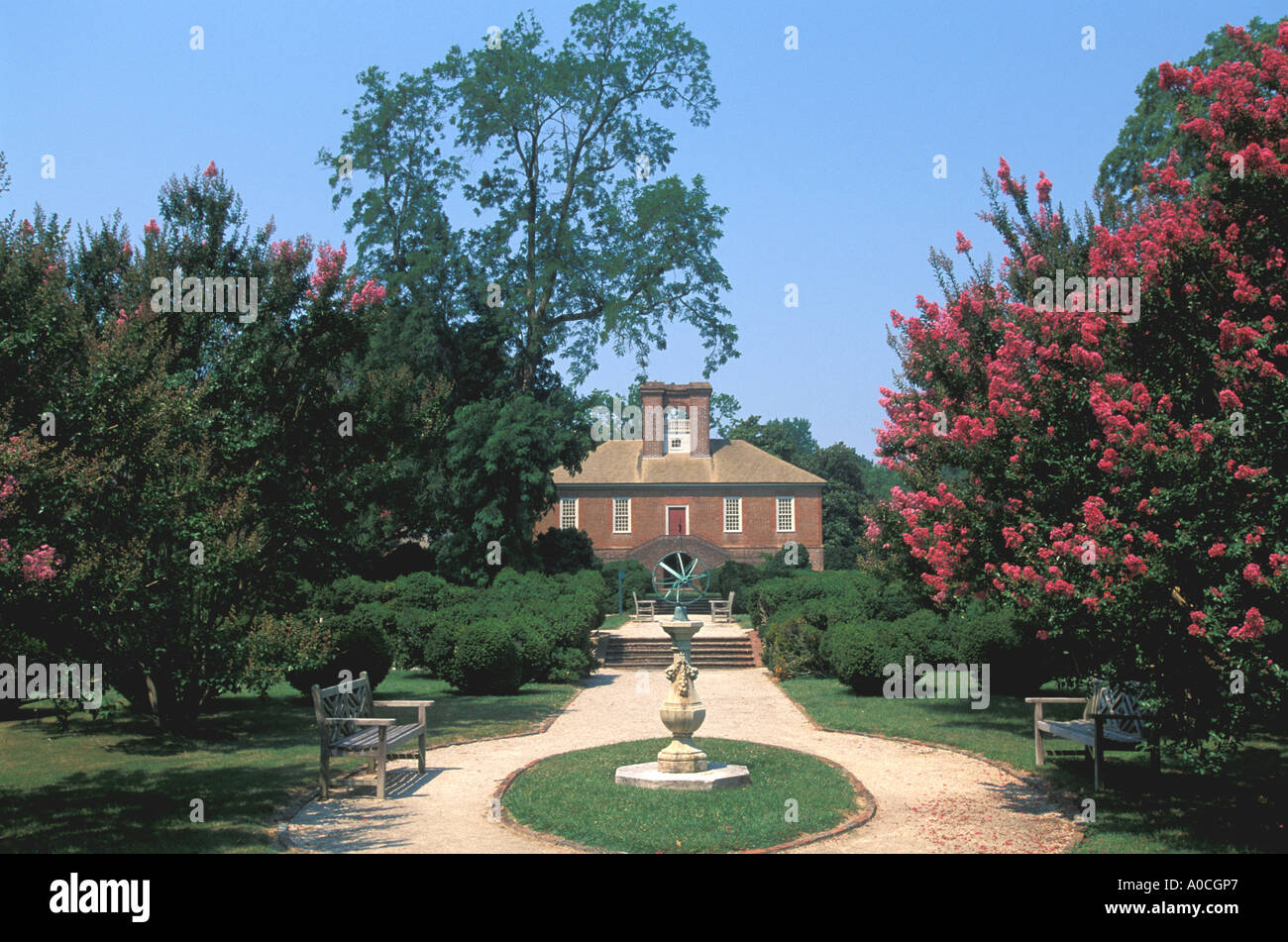 Virginia Stratford Hall plantation Robert E Lee birthplace Stock Photo