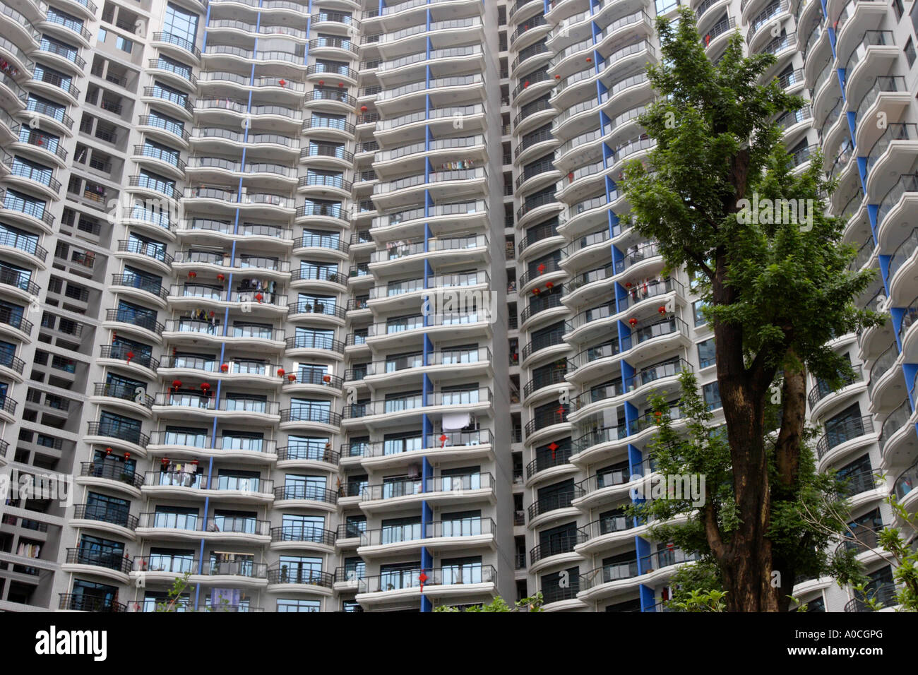 Apartment block, Wuhan, China Stock Photo Alamy