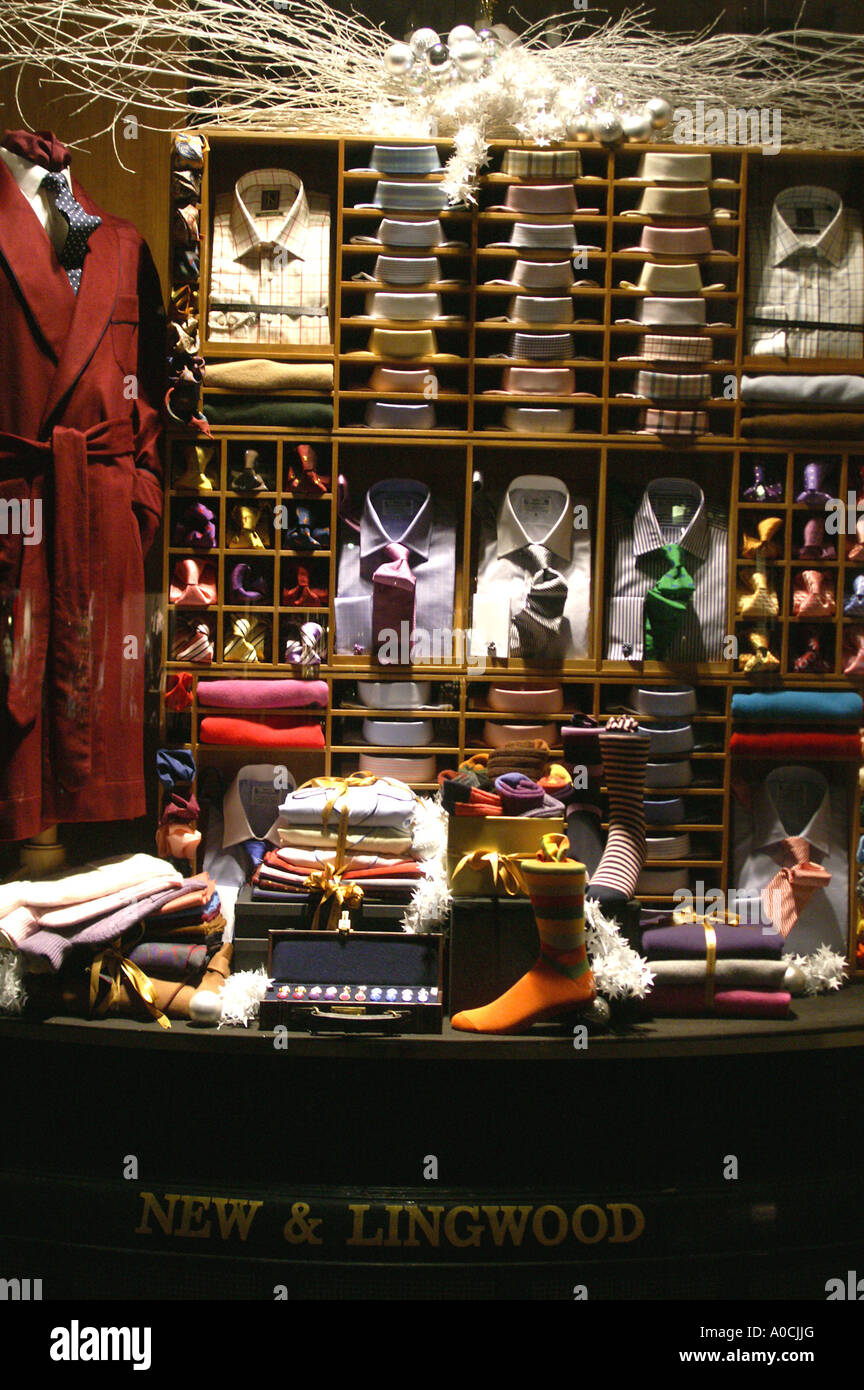 New And Lingwood Shirtmakers Arcade West End London England UK GB Stock New and lingwood shirtmakers arcade west end london england uk gb stock