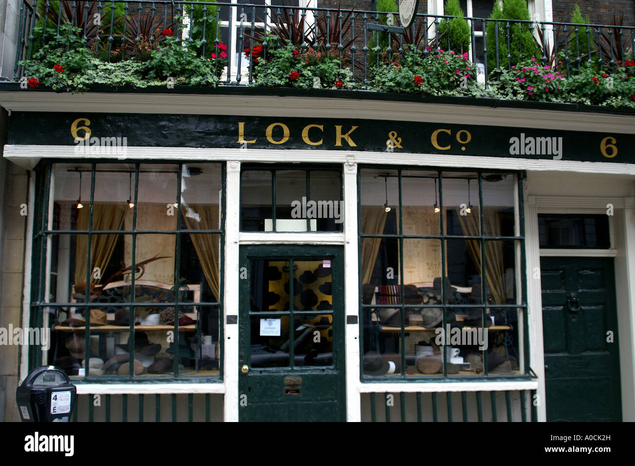 Lock and Co Lock & Company Hatters St James's Street London Stock Photo
