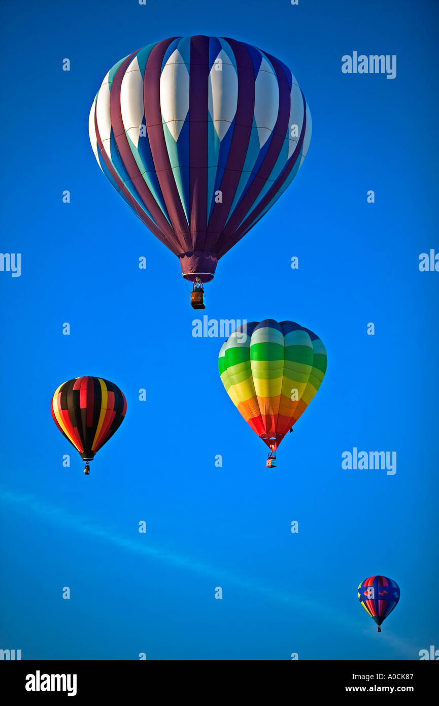 Balloons at Northwest Art and Air Festival Albany Oregon Stock Photo