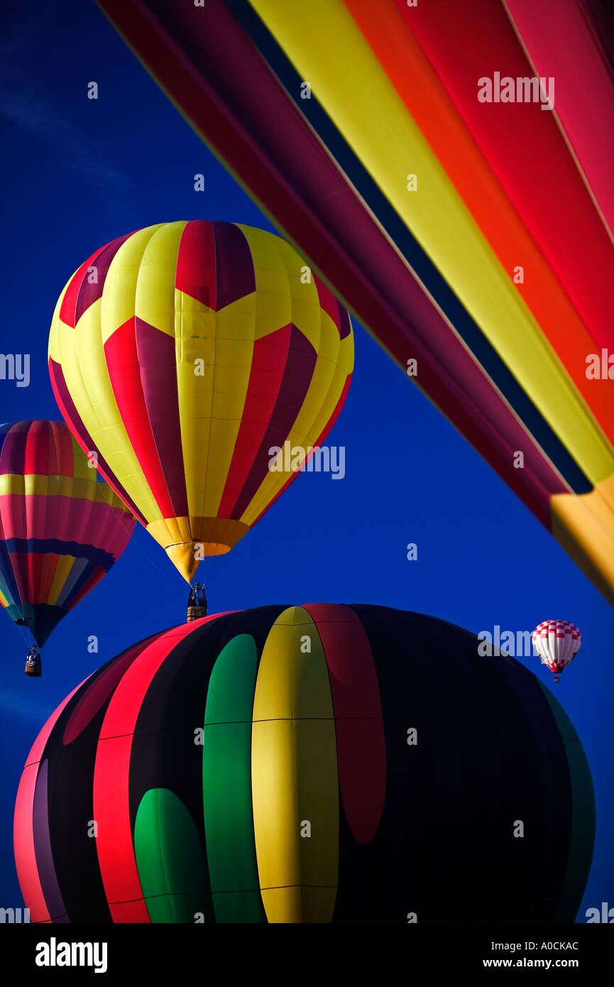 Balloons at Northwest Art and Air Festival Albany Oregon Stock Photo