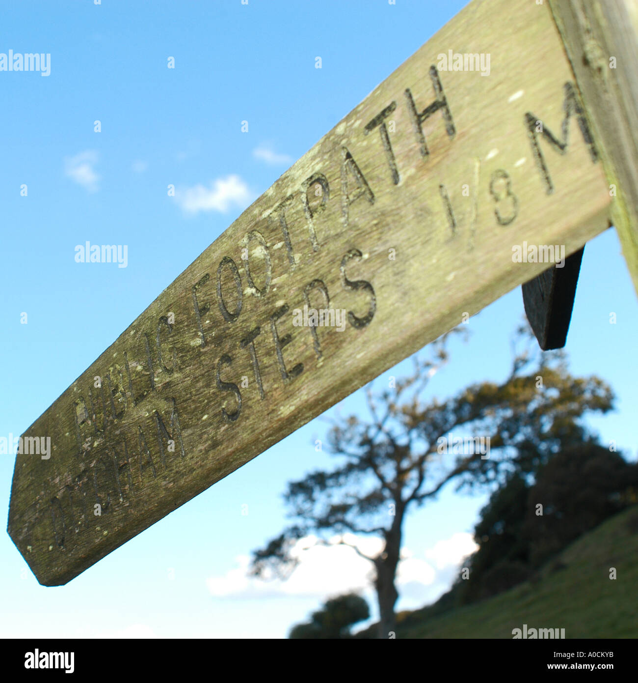 Wooden Sign. Picture by Paddy McGuinness paddymcguinness Stock Photo